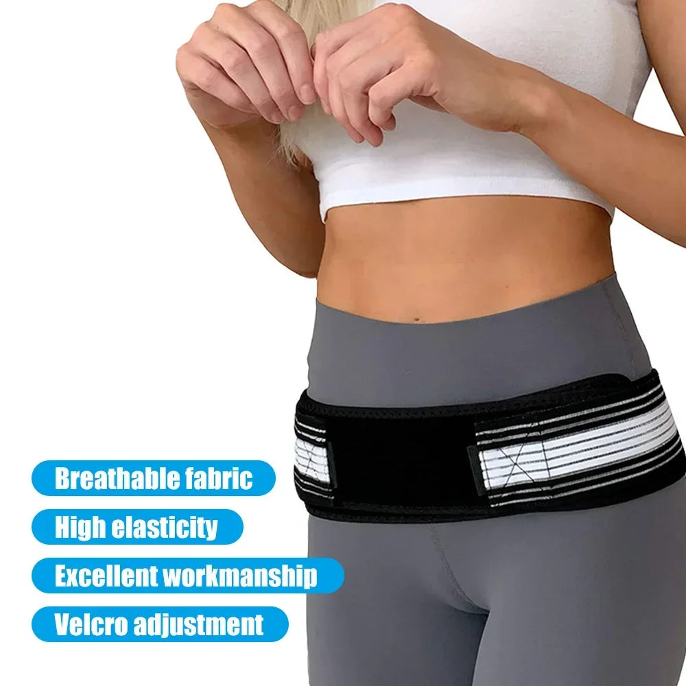 Sacroiliac SI Joint Belt – Lower Back, Pelvic & Hip Support for Sciatica Relief